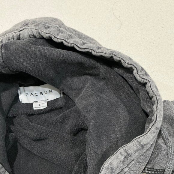 Hoodie Pullover jacket, Color Gray, size L - Picture 7 of 8